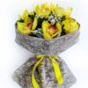 Elegant Yellow Orchids Bouquet