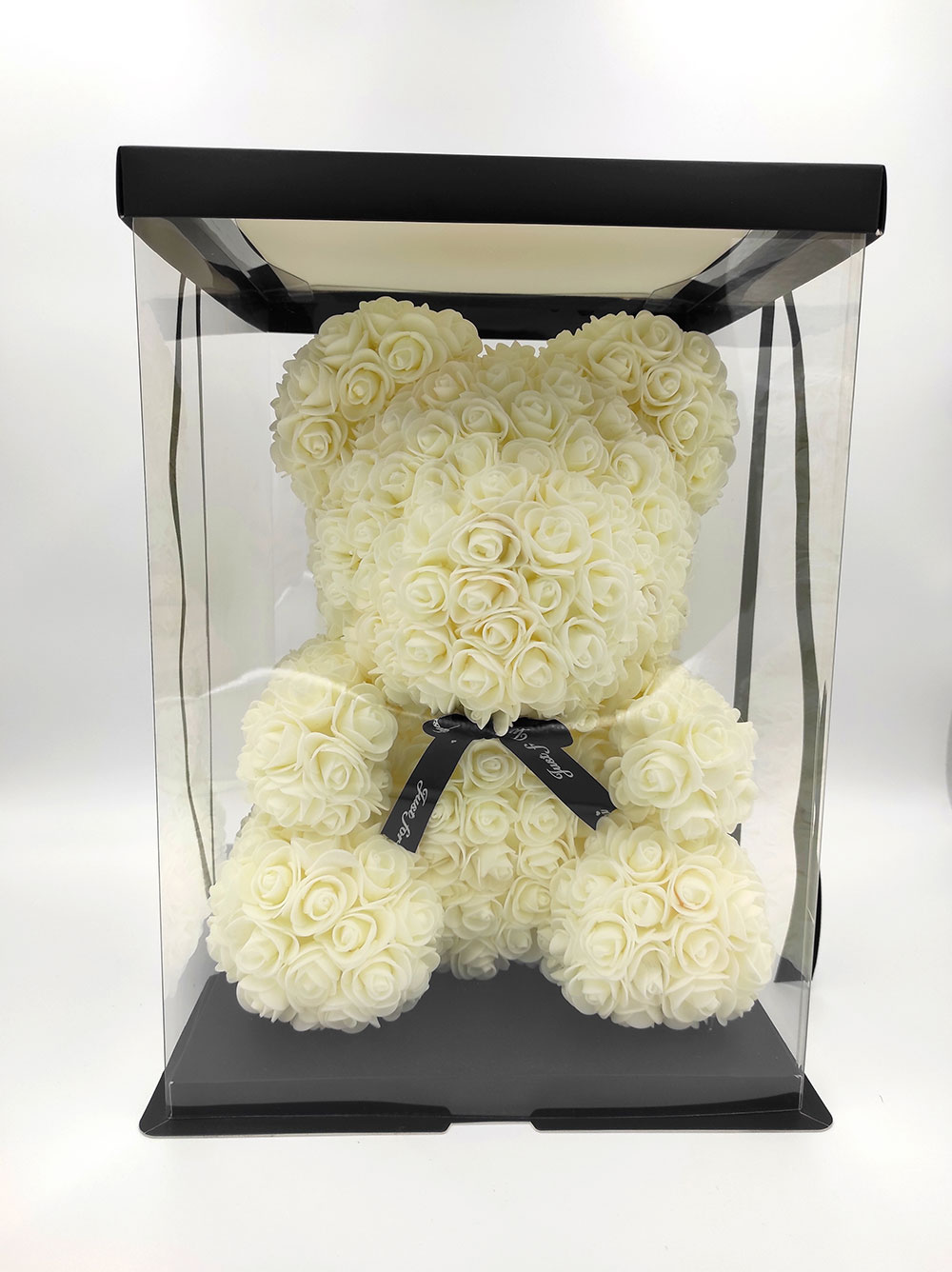 Rose Bear Cream Big (Yψος = 40cm/Πλάτος = 30cm)