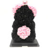 Rose Bear Princess Black/Pink Heart (Υψος = 25cm/Πλάτος = 17cm)