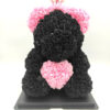 Rose Bear Princess Black/Pink Heart (Υψος = 40cm/Πλάτος = 30cm)