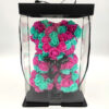 Rose Bear Rainbow Fuchsia (Υψος = 25cm/Πλάτος = 17cm)