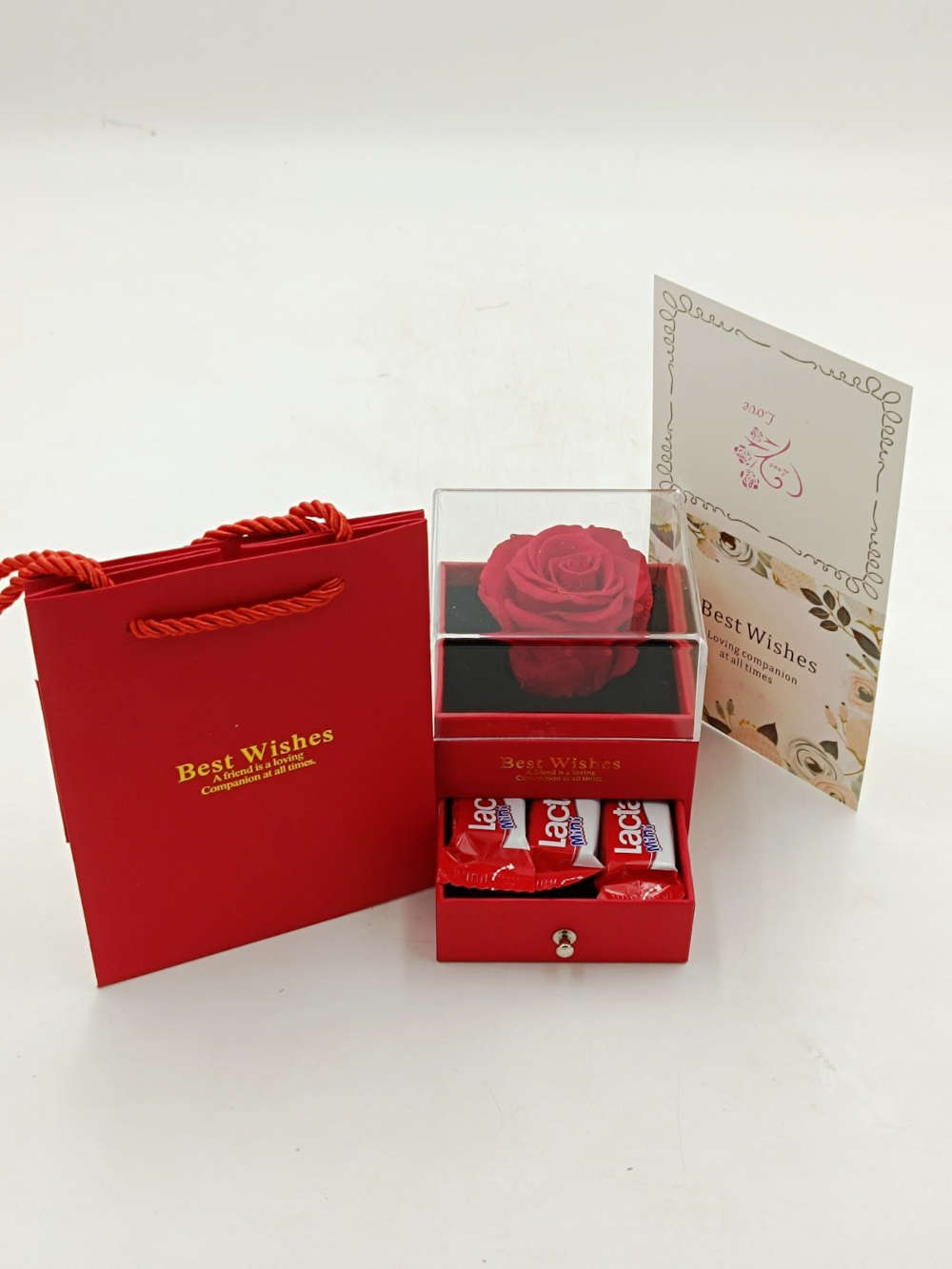 Forever Red Σε Κουτί Plexi Glass
