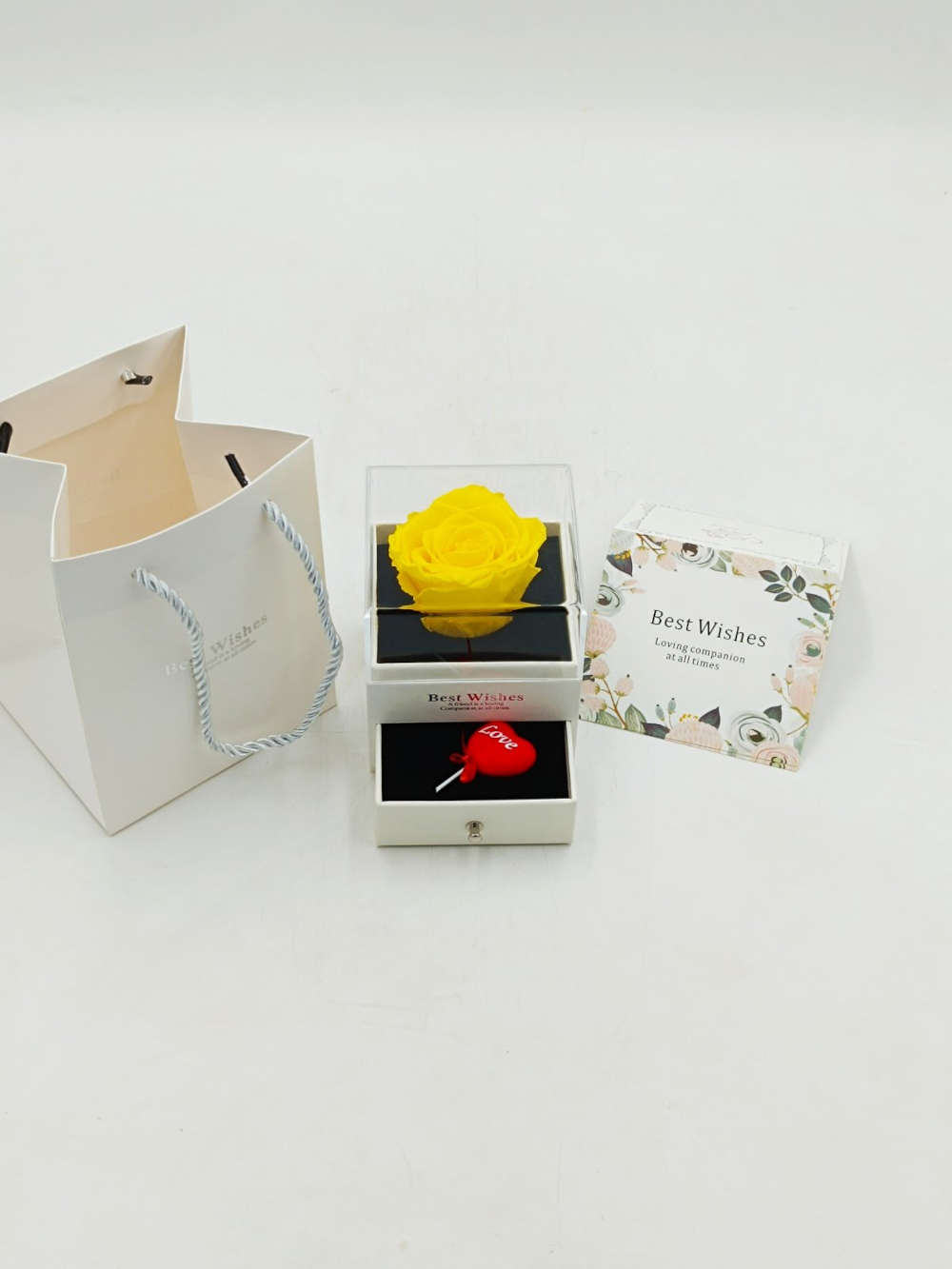 Forever Yellow Σε Κουτί Plexi Glass